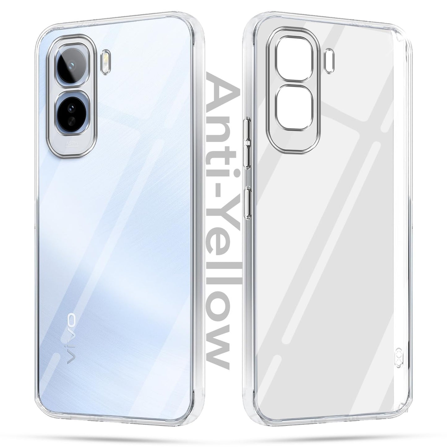 Vivo T5 Pro 5G (Lifetime Anti-Yellow Clear Back Cover)