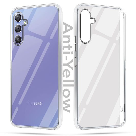 Samsung A34 5G (Lifetime Anti-Yellow Clear Back Cover)