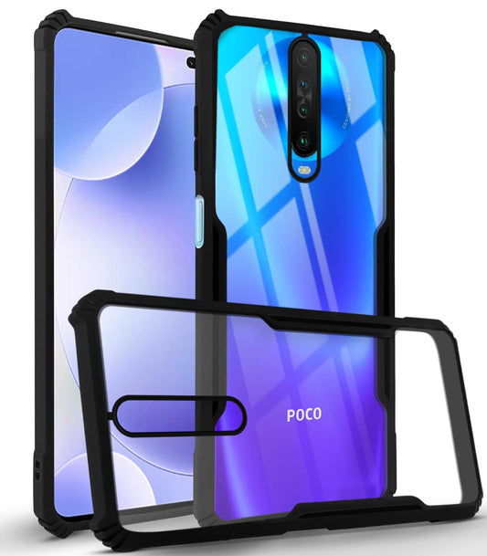Poco X2 Back Cover (Black Bumper)