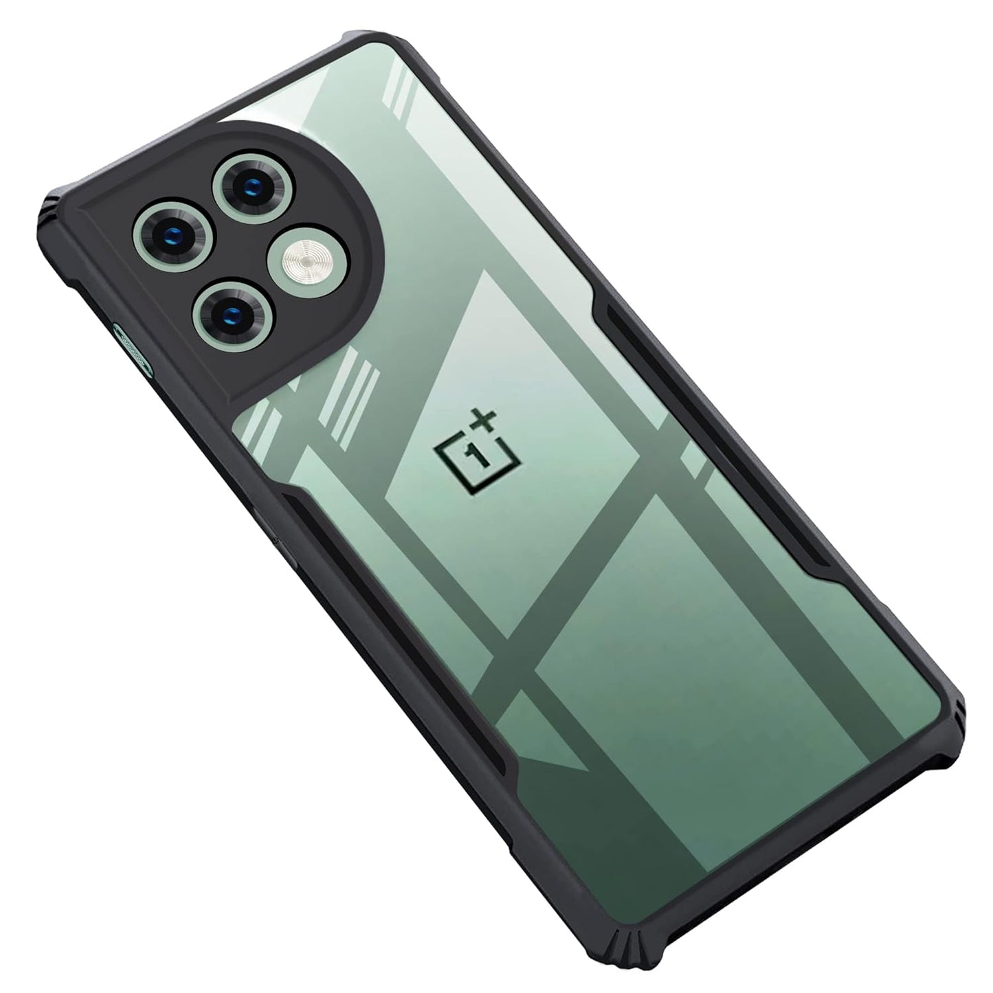 Oneplus 11 (5G) Back Cover (Black Bumper)