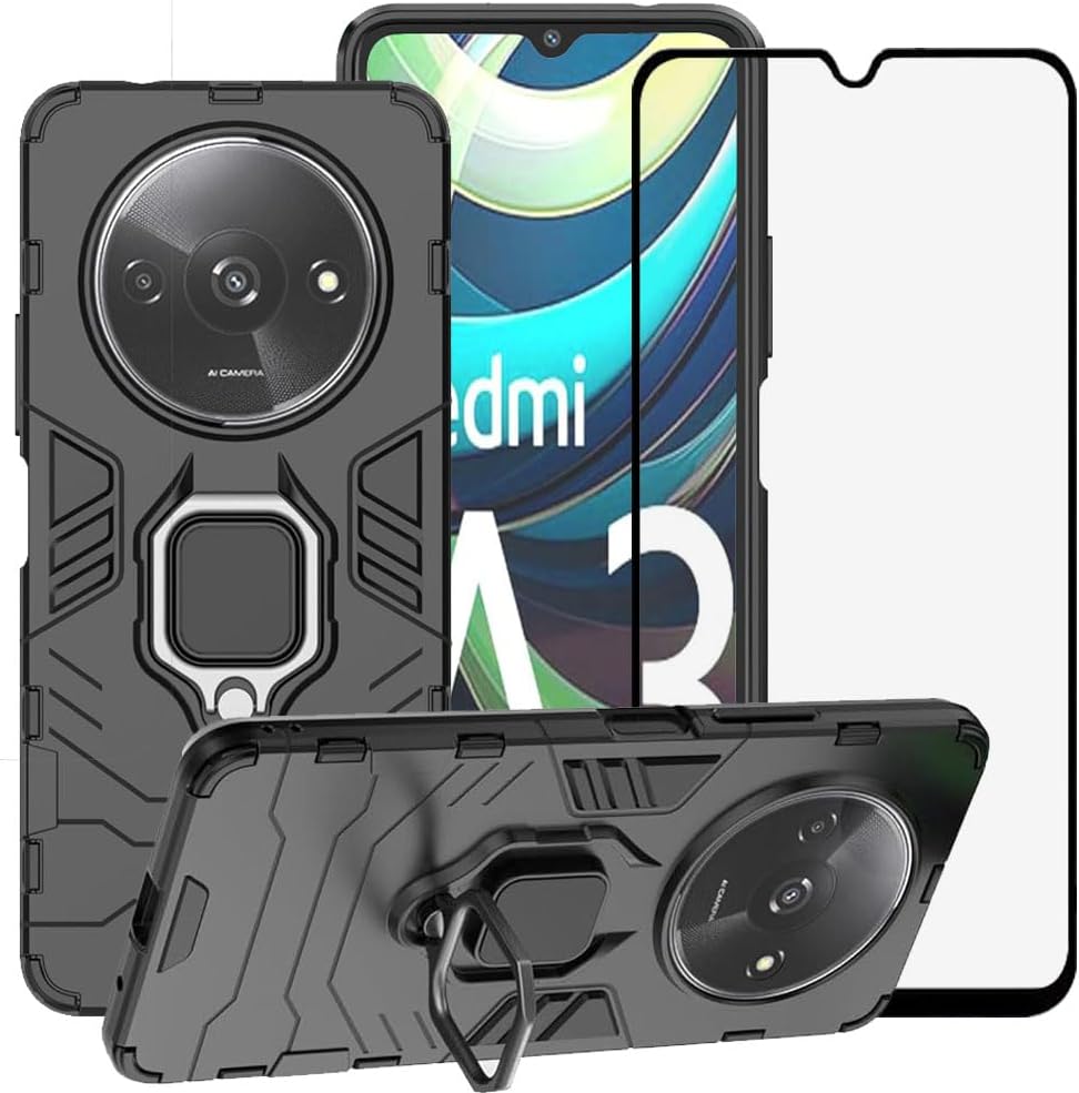 Redmi A3 2024 Back Cover (Hybrid Armor)