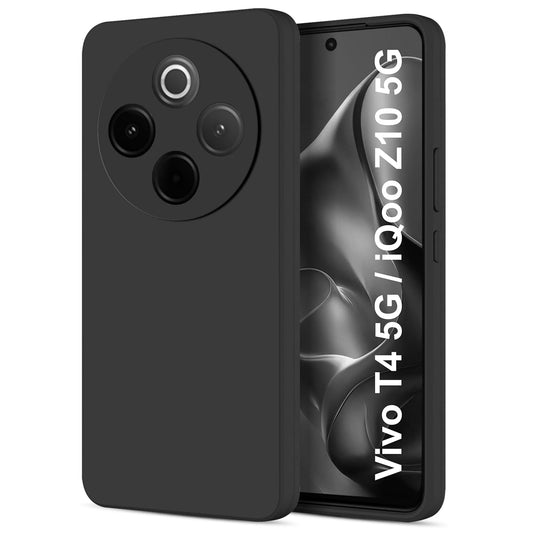 Vivo T4 5G ( Black Silicone Cover)
