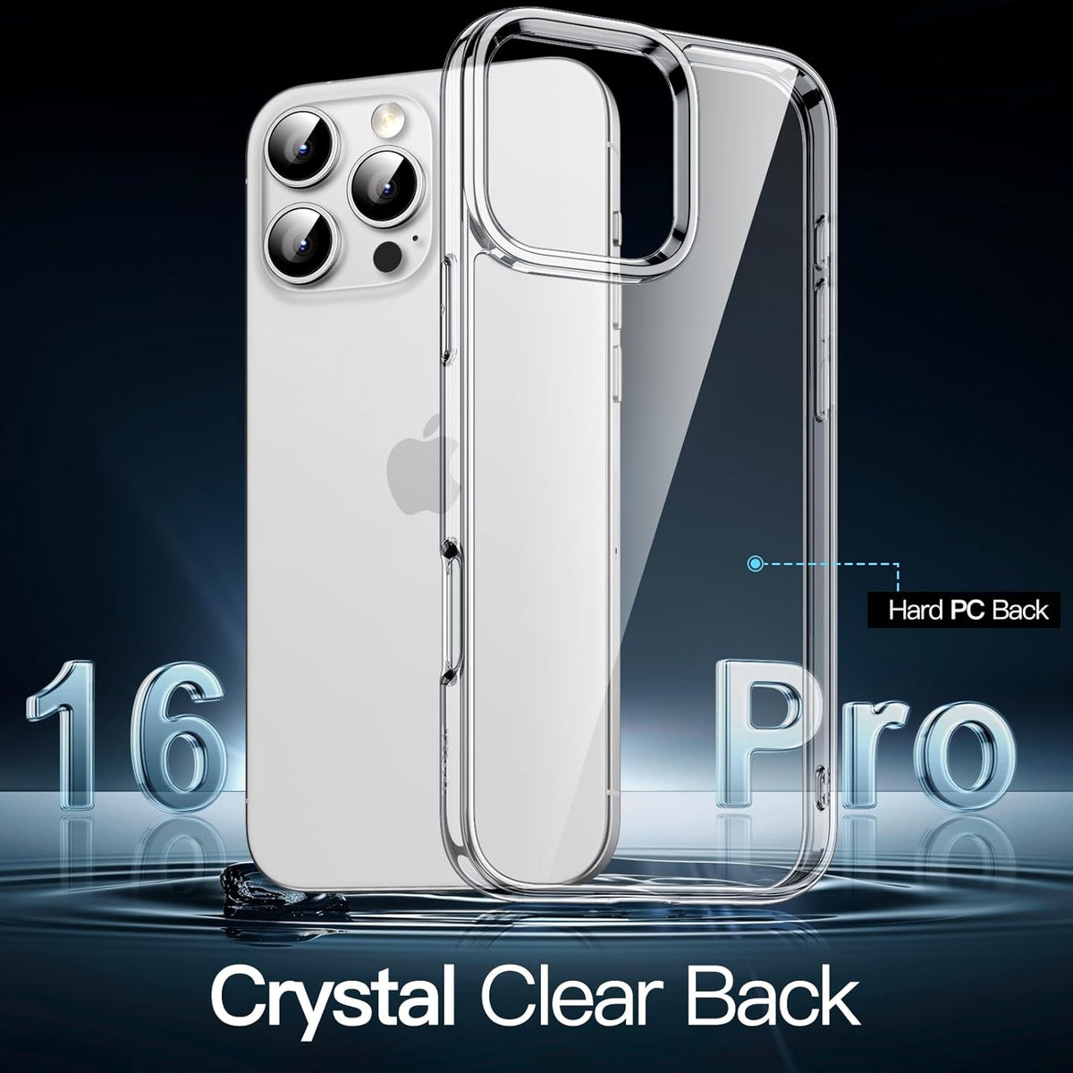 iPhone 16 Pro (Lifetime Anti-Yellow Clear Back Cover)