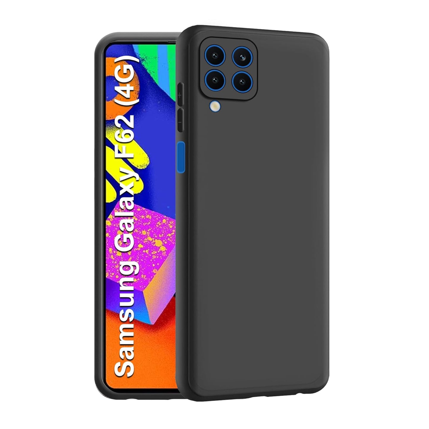 Matte Finish Silicone Cover For Samsung F62