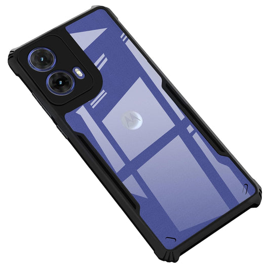 Moto Edge G85  5g Back Cover (Black Bumper)