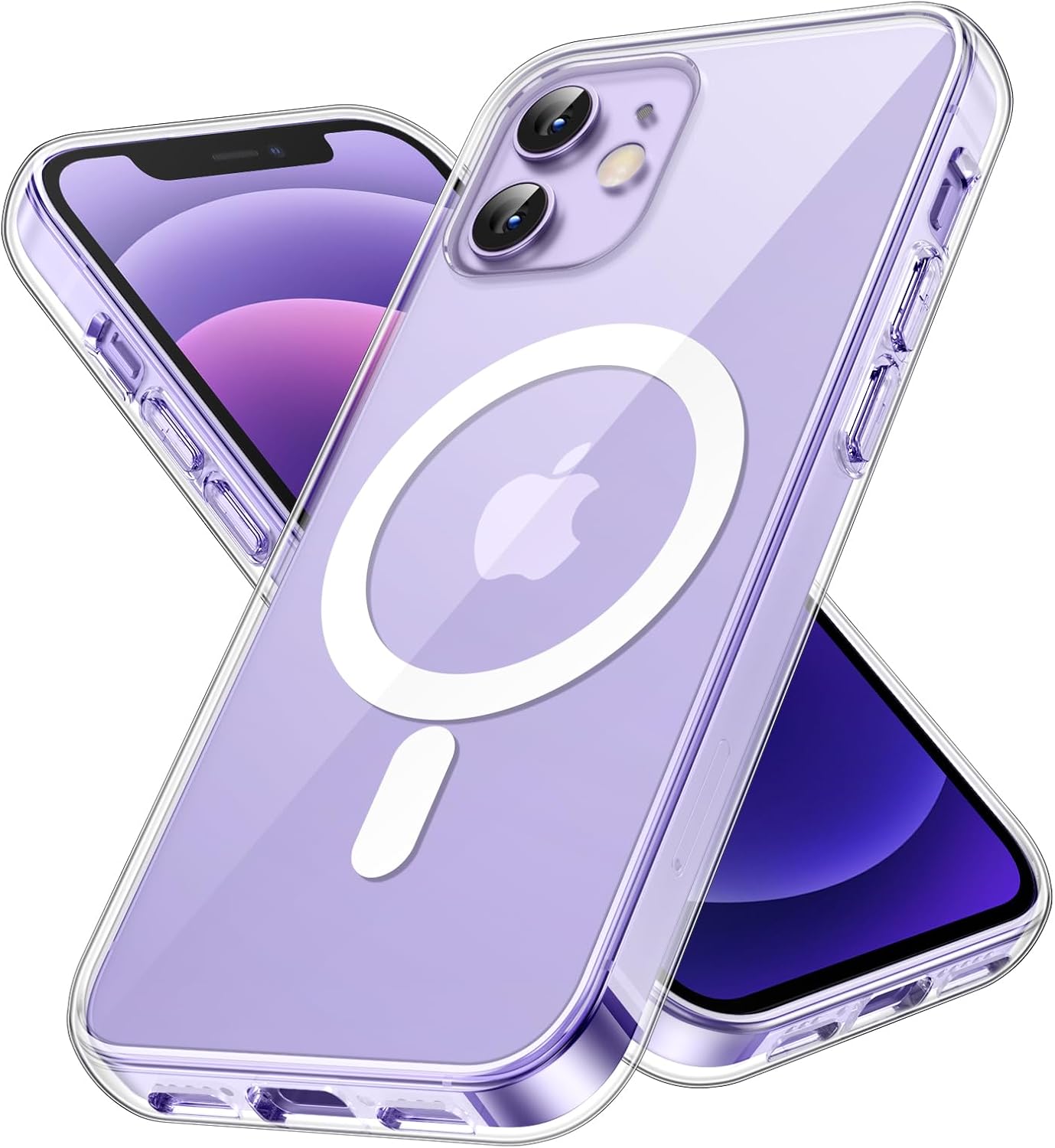 Magnetic Case for iPhone 12 Mini Clear Compatible with MagSafe