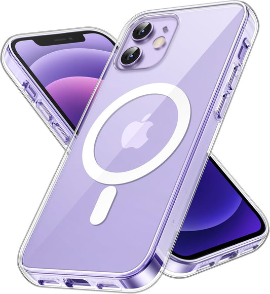 Magnetic Case for iPhone 12 Mini Clear Compatible with MagSafe