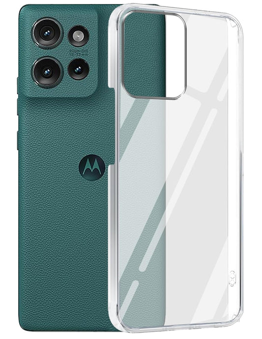 Motorola 50  ( Lifetime Anti-Yellow Clear Back Cover)