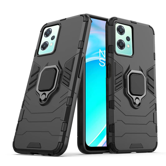 For OnePlus Nord CE 2 Lite 5G Back Cover Case Hybrid Armor |Ring Holder Kickstand)