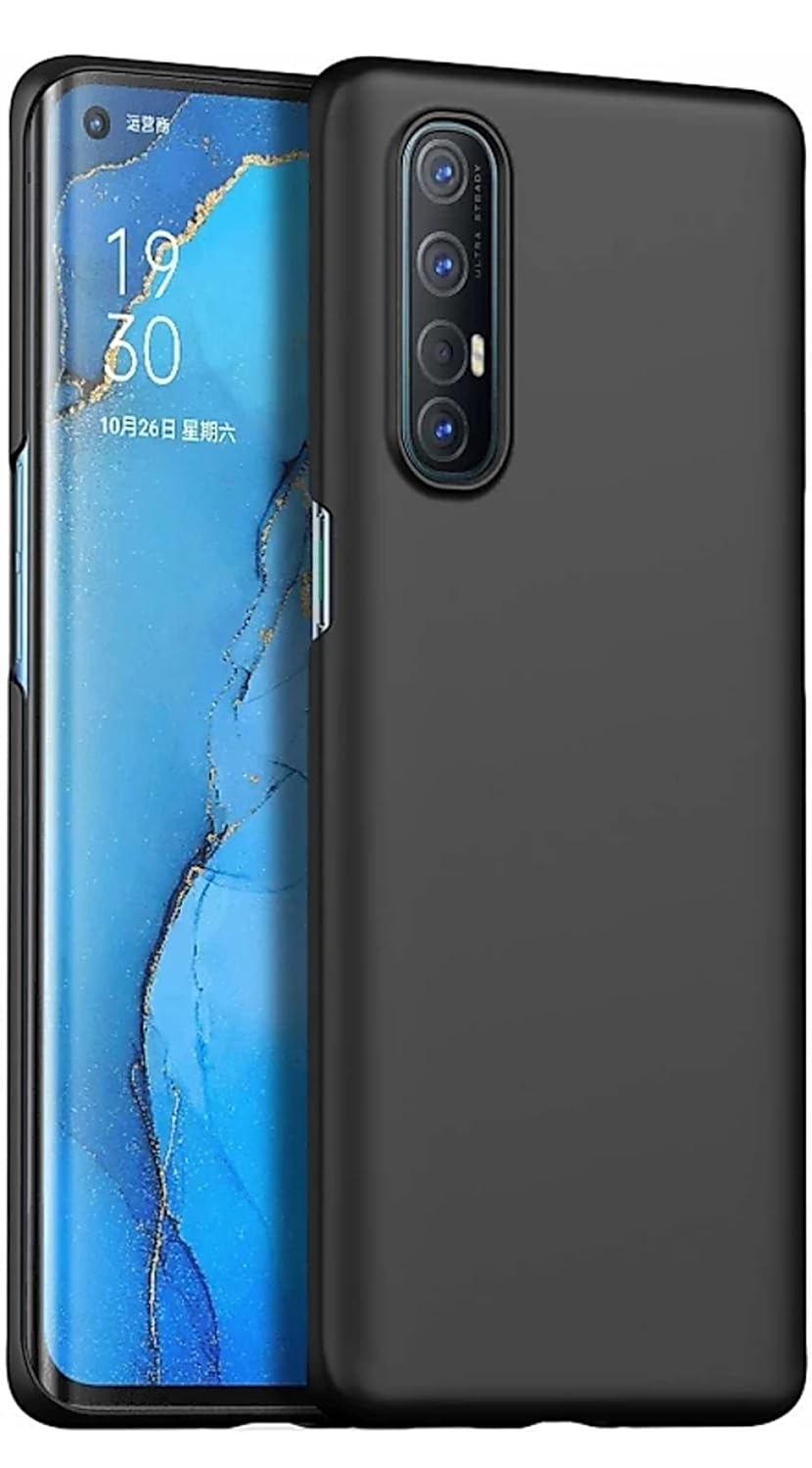Oppo Reno 4 Pro (Black Silicone Cover)