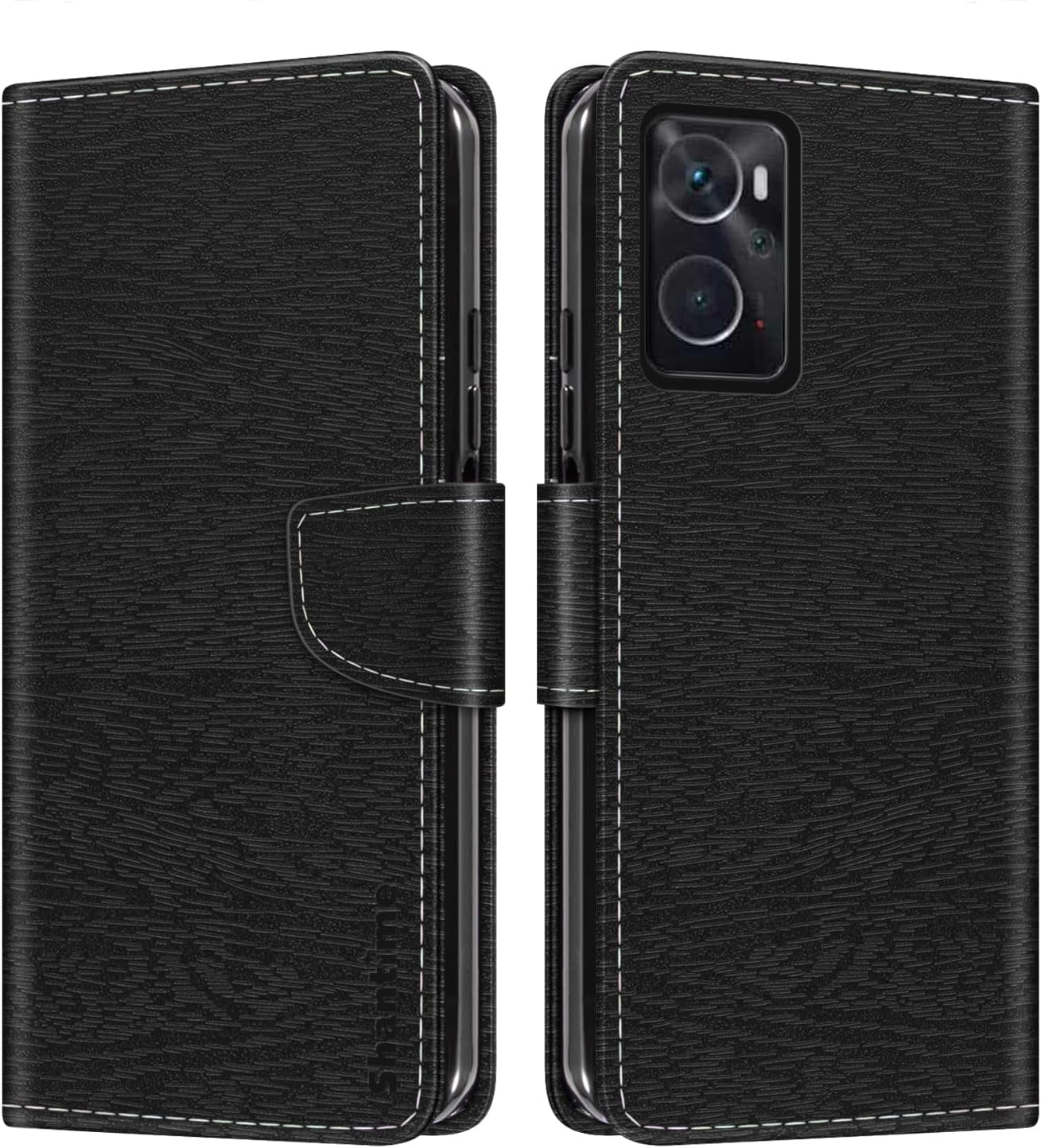 Leather Wallet Cover for Oppo K10 4G