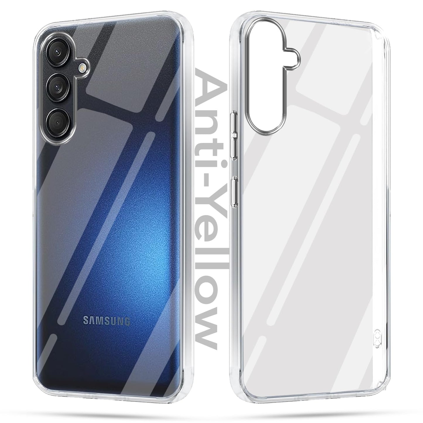 Samsung M55 5G (Lifetime Anti-Yellow Clear Back Cover)