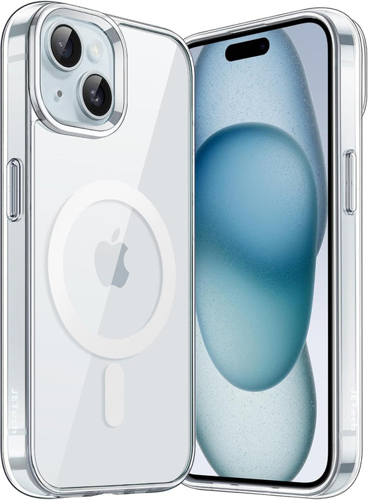 Magnetic Case for iPhone 15 Clear Compatible with MagSafe