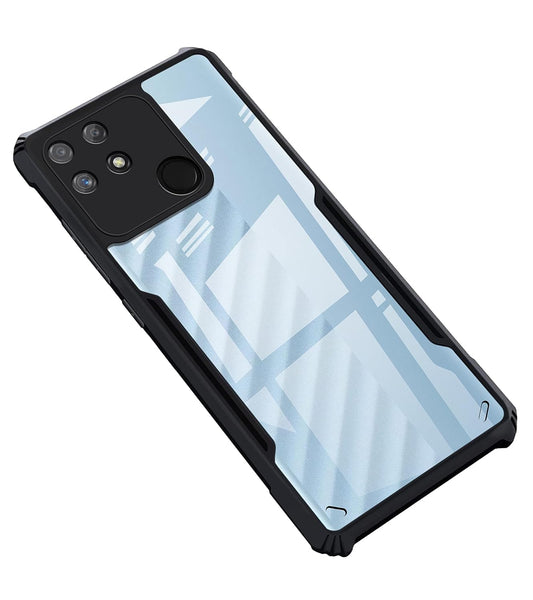 Realme Narzo 50A Back Cover (Black Bumper)