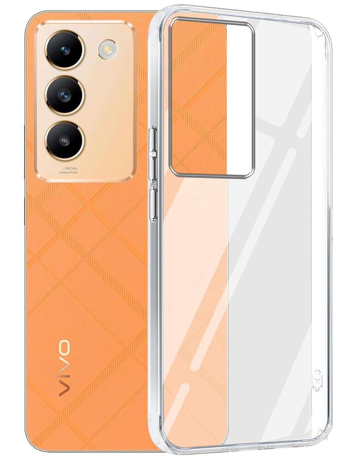 Vivo Y200E 5G/T3 5G ( Lifetime Anti-Yellow Clear Back Cover)