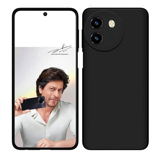 Vivo T3x ( Black Silicone Cover)