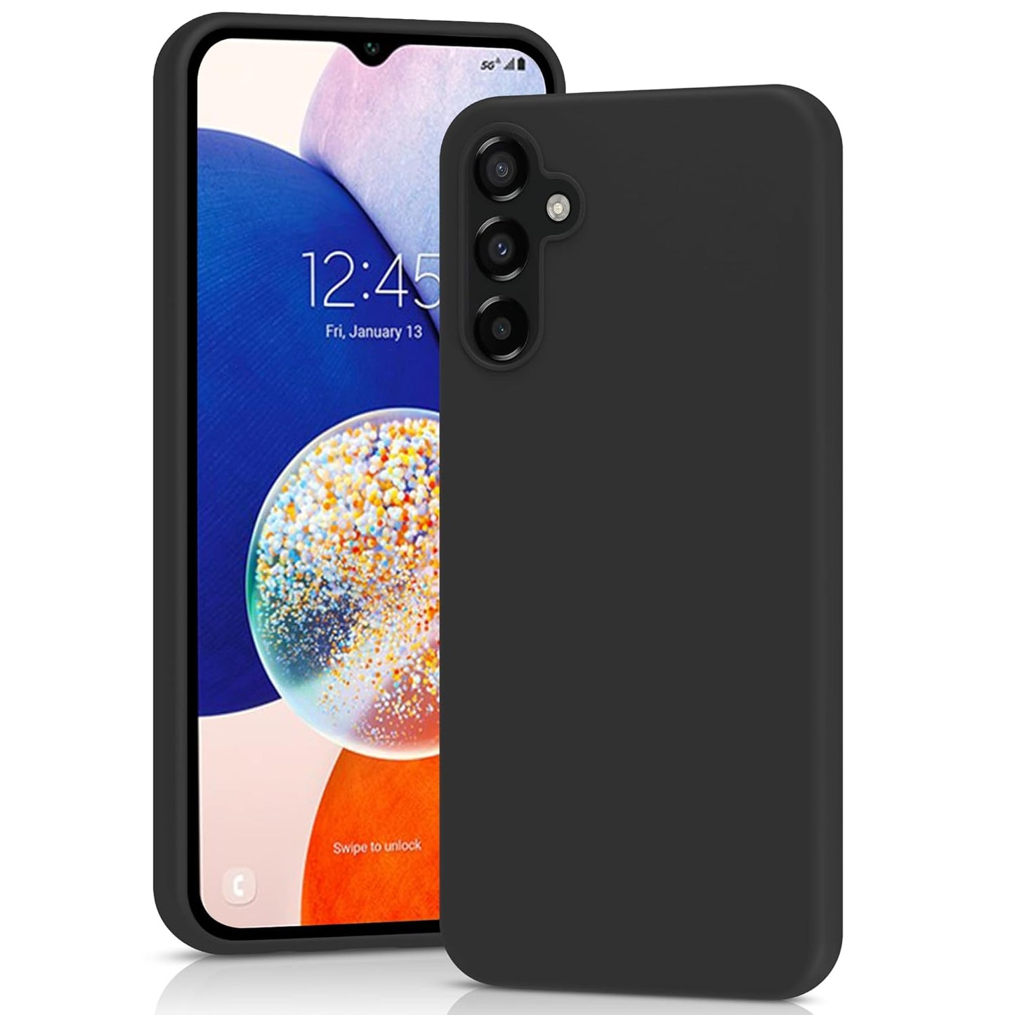 Samsung A14 5G (Black Silicone Cover)