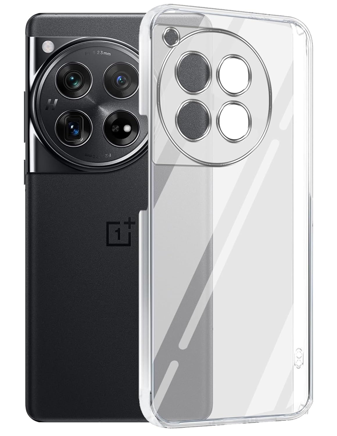 Oneplus 12 (5) ( Lifetime Anti-Yellow Clear Back Cover)