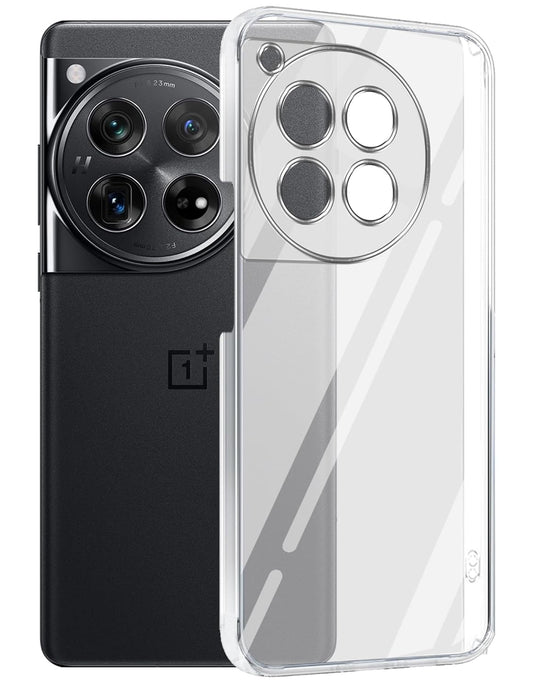 Oneplus 12 (5) ( Lifetime Anti-Yellow Clear Back Cover)
