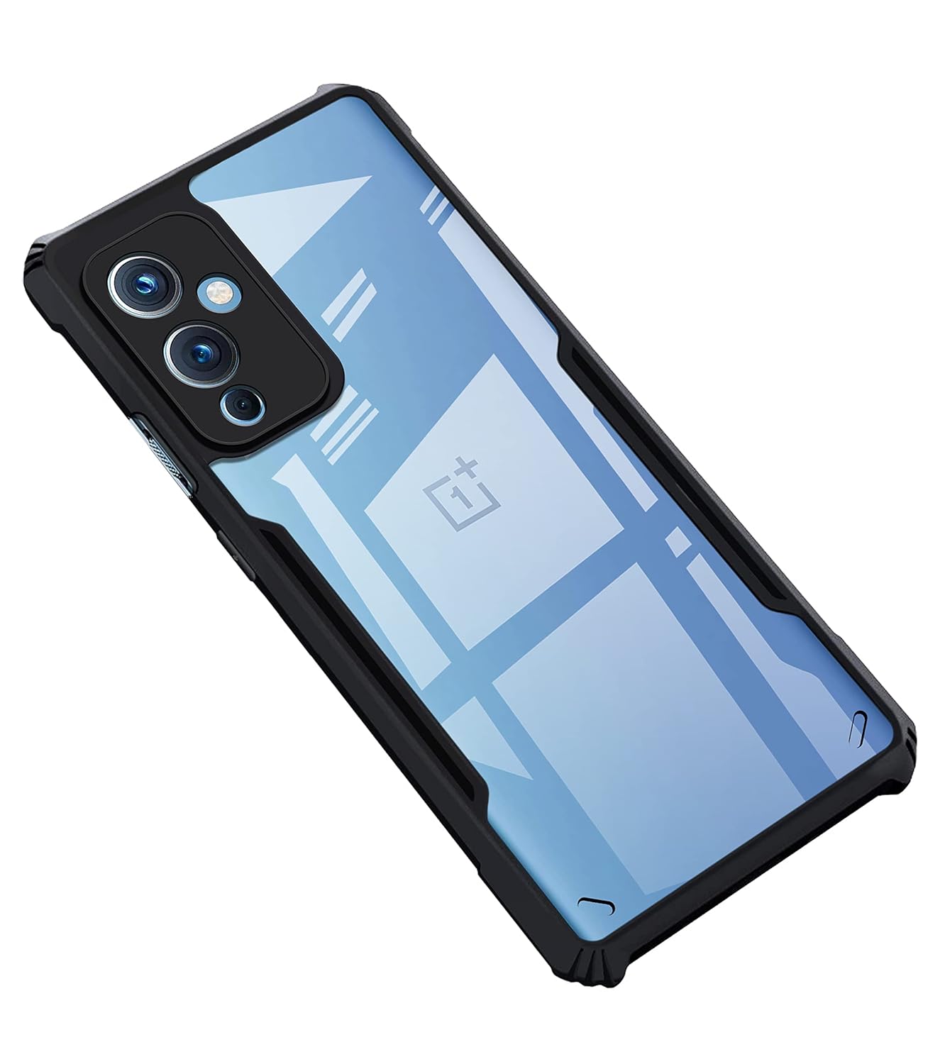 Oneplus 9 (5G) Back Cover (Black Bumper)