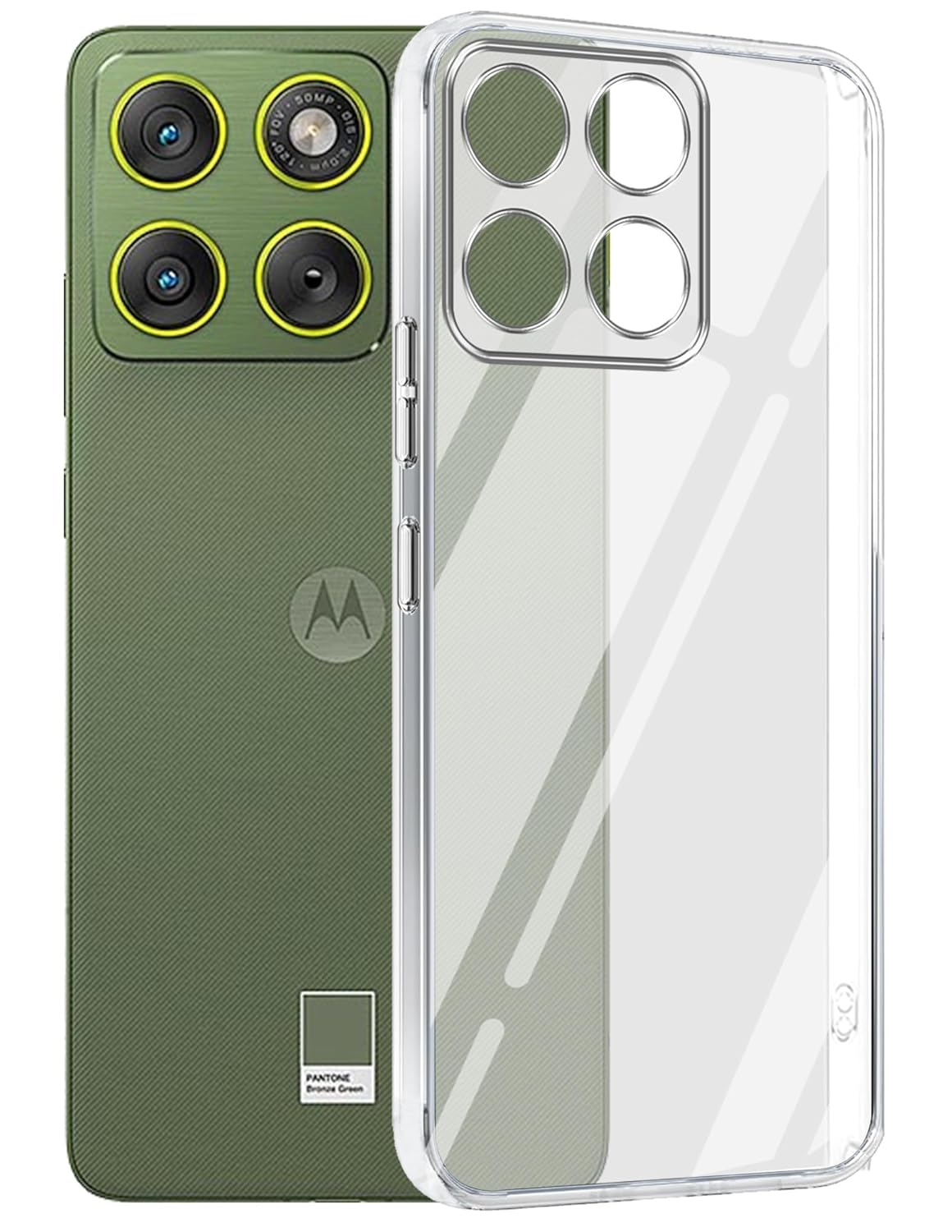 Moto Edge 70 5G ( Lifetime Anti-Yellow Clear Back Cover)