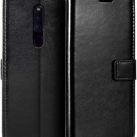 Leather Wallet Cover for OPPO F11 Pro