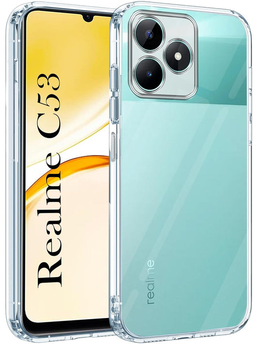 Realme C53 Back Cover (Transparent)