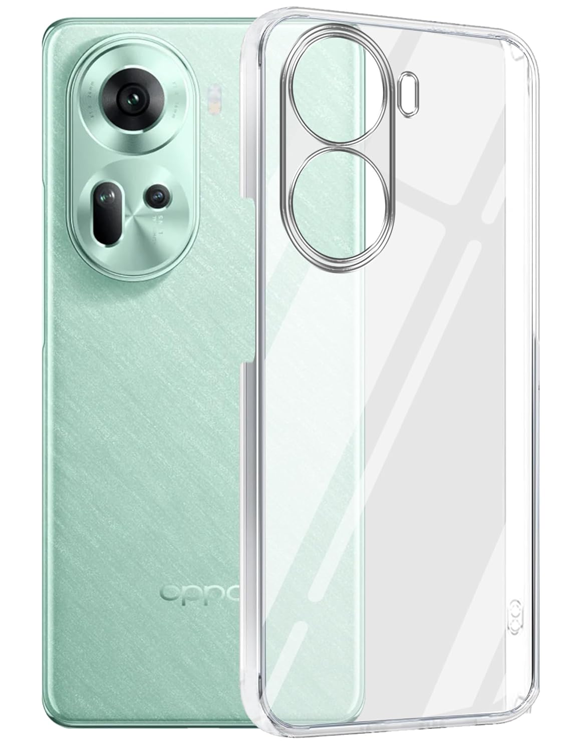Oppo Reno11 5G (Lifetime Anti-Yellow Clear Back Cover)