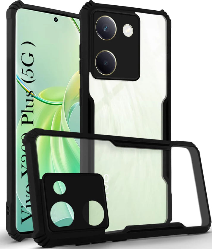 Vivo Y200 Pro 5G/ Y300 Plus 5G Back Cover (Black Bumper)