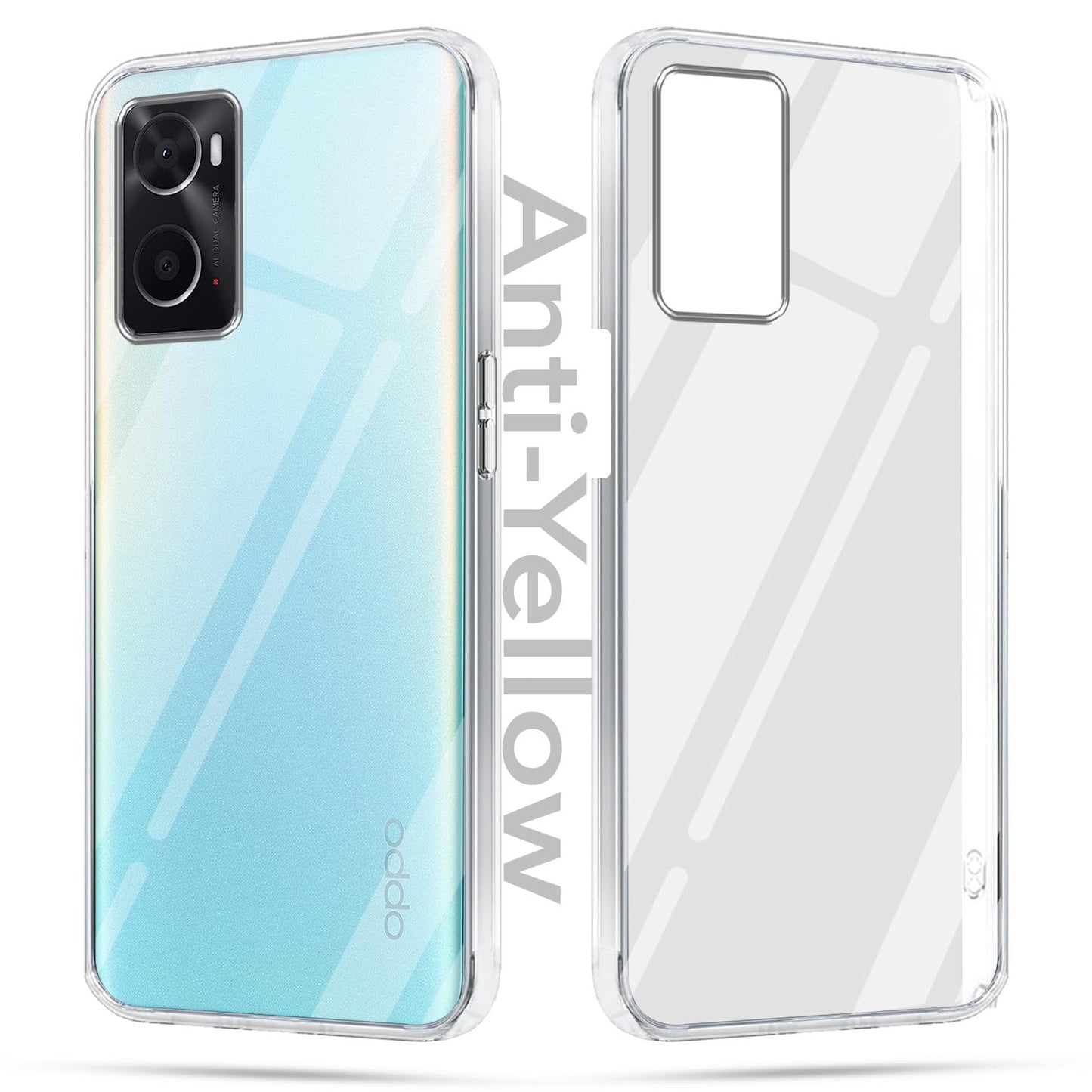 Oppo A76/ A96 (Lifetime Anti-Yellow Clear Back Cover)