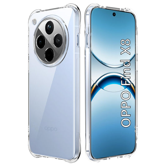 Oppo Find X8 5G (Lifetime Anti-Yellow Clear Back Cover)