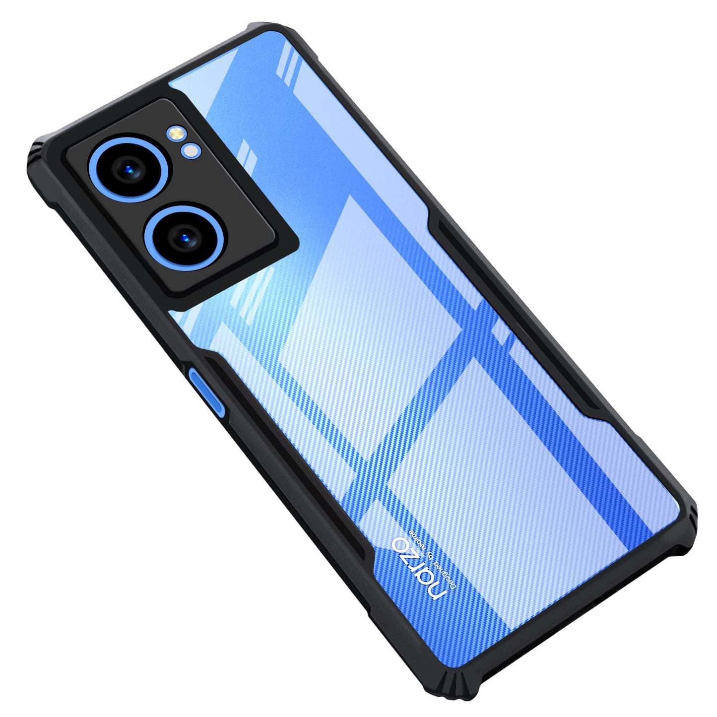 Realme Narzo 50 5G Back Cover (Black Bumper)