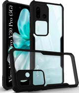 Vivo V30/ V30 Pro 5G Back Cover (Black Bumper)