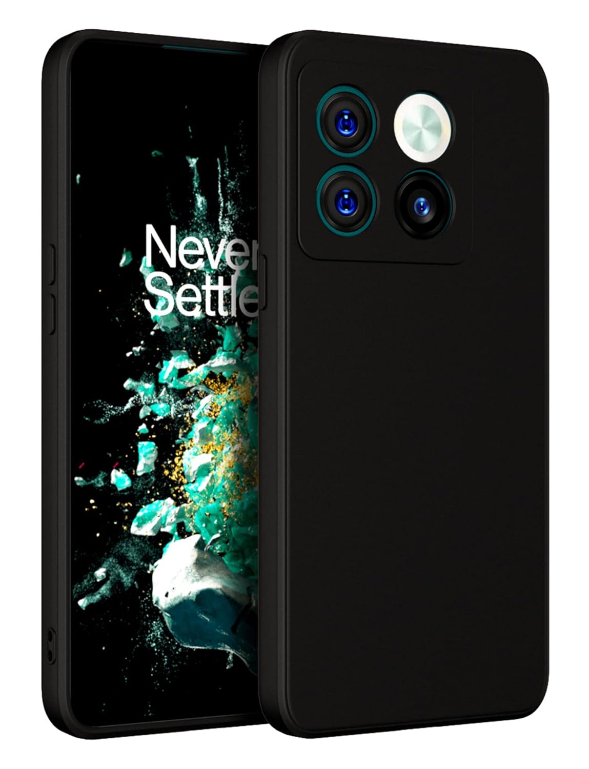 OnePlus 10T ( Black Silicone Cover)