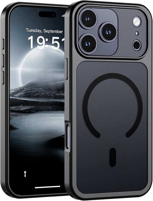 Transparent Back with Soft Silicone Edge Back Cover For Apple iPhone 17 Pro Max