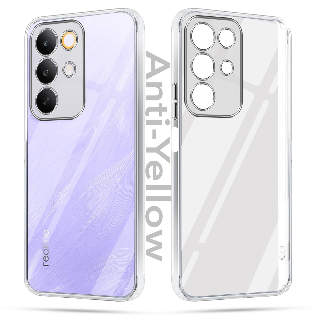 Realme C85 5G (Lifetime Anti-Yellow Clear Back Cover)