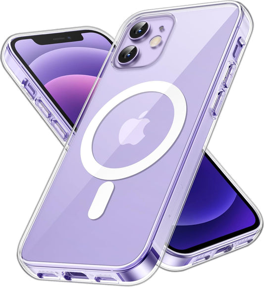 Magnetic Case for iPhone 12 Pro Clear Compatible with MagSafe