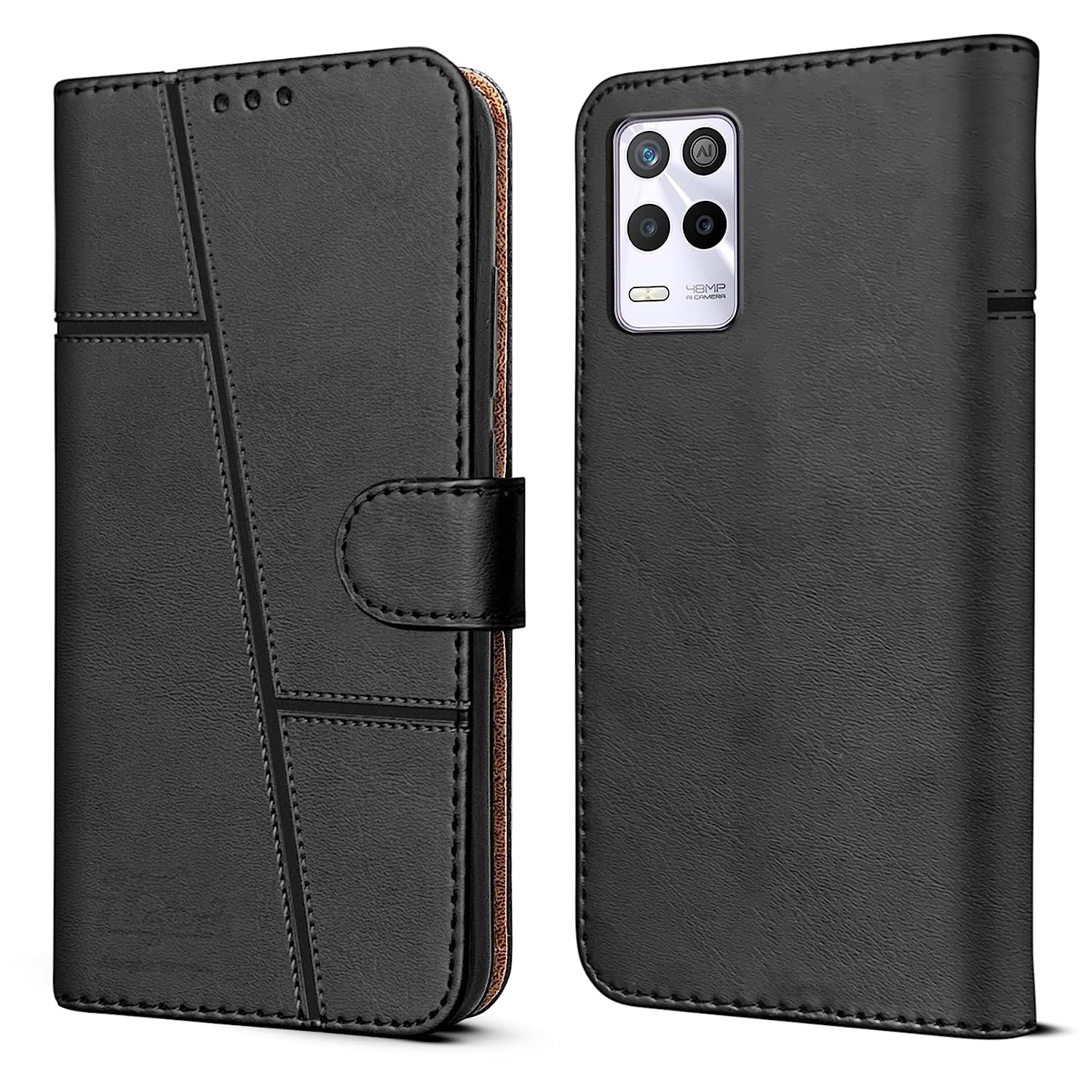 Leather Wallet Cover for Realme 9 5G