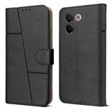 Vivo V30e Flip Case Cover ( Black )