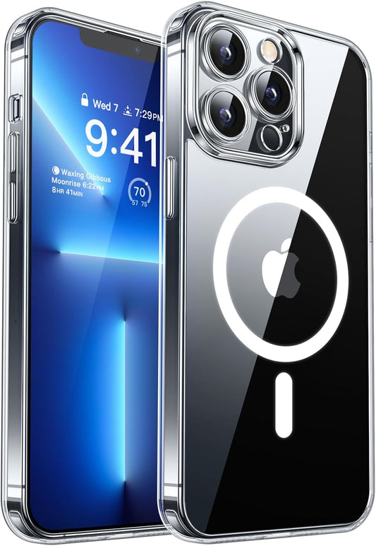 Magnetic Case for iPhone 13 Pro Clear Compatible with MagSafe