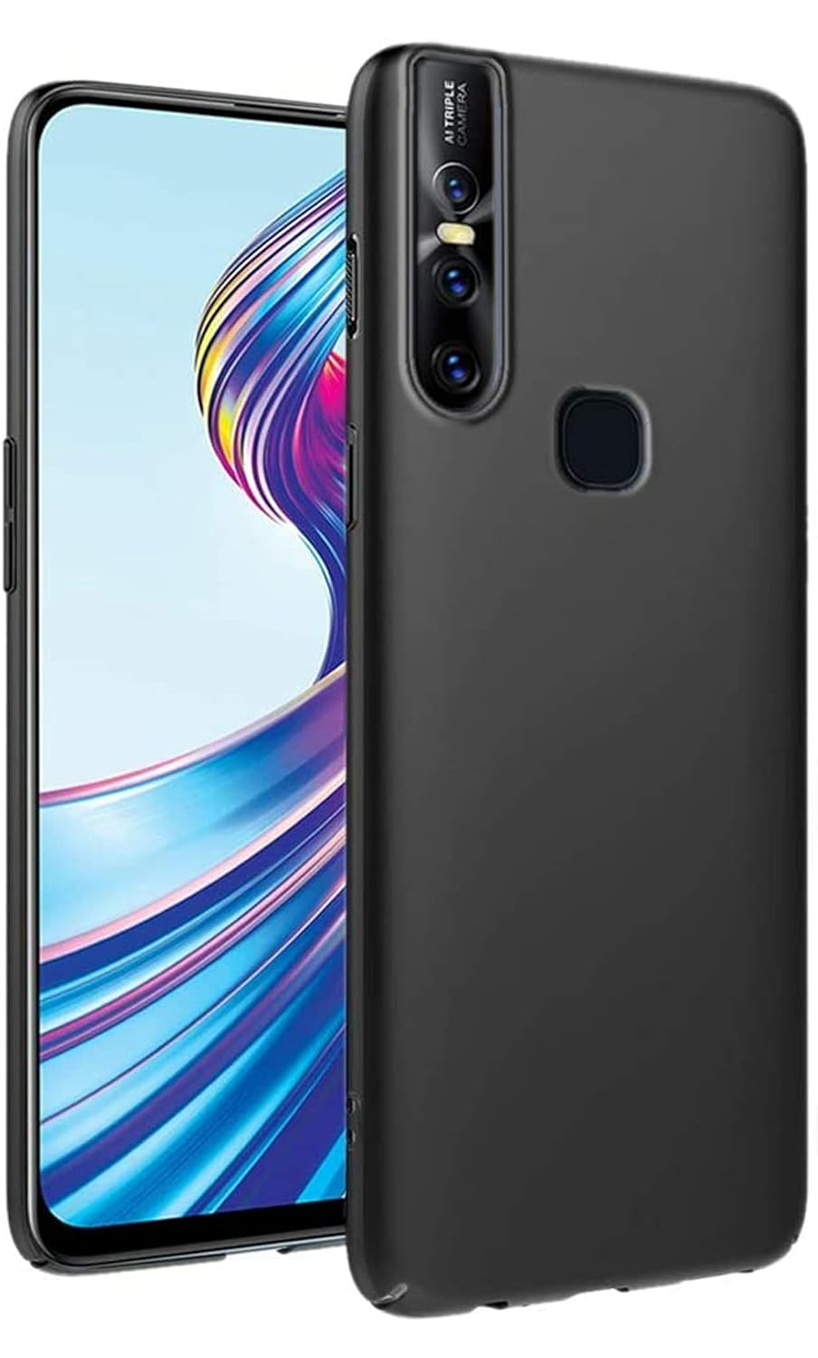 Vivo V15 ( Black Silicone Cover)