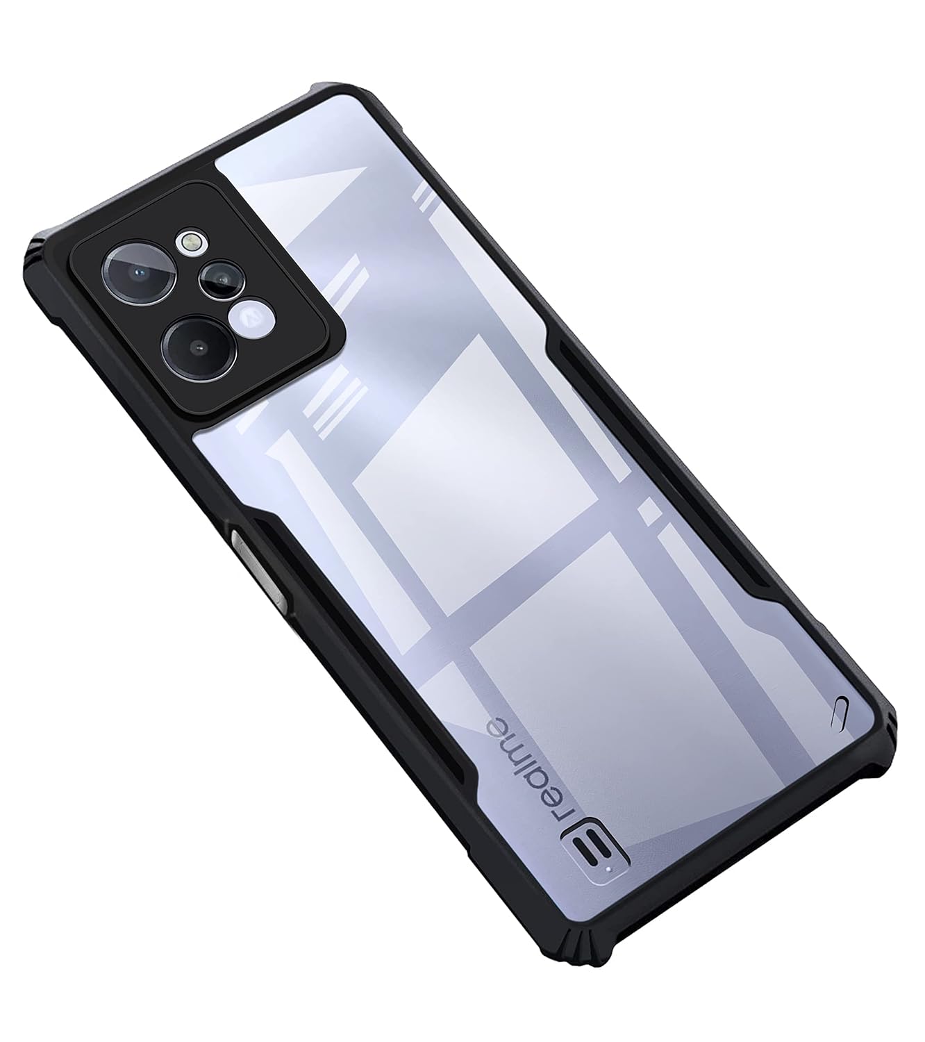 Realme C31 Back Cover (Black Bumper)