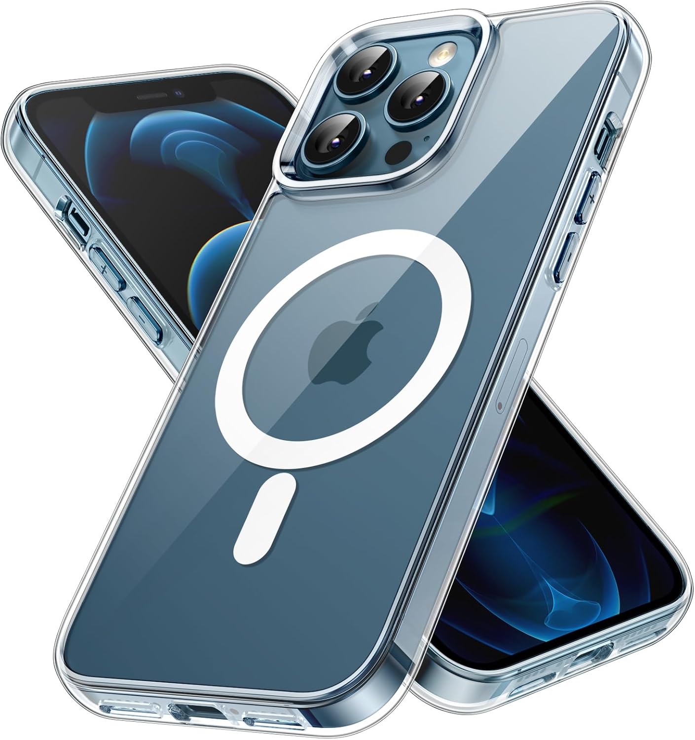 Magnetic Case for iPhone 12 Pro Max Clear Compatible with MagSafe