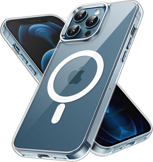 Magnetic Case for iPhone 12 Pro Max Clear Compatible with MagSafe