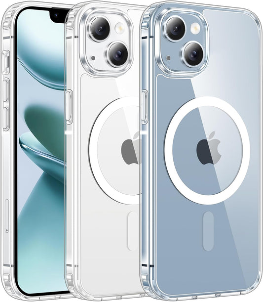 Magnetic Case for iPhone 14 Plus Clear Compatible with MagSafe