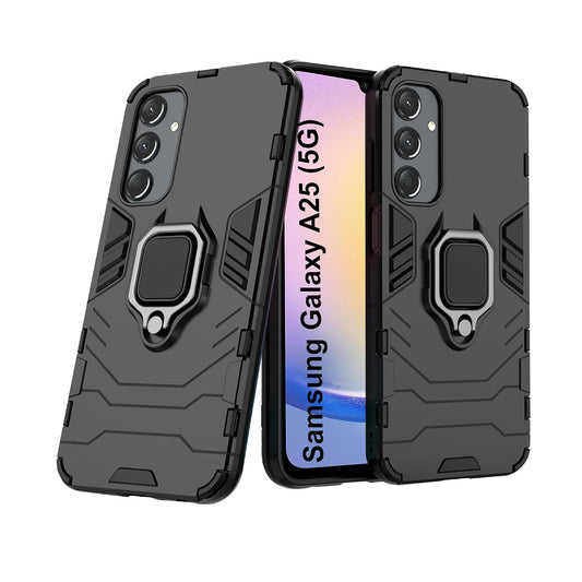 For Samsung A24 4G Back Cover Case Hybrid Armor |Ring Holder Kickstand