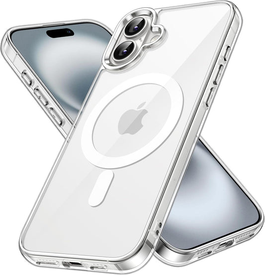 Magnetic Case for iPhone 16Plus Clear Compatible with MagSafe