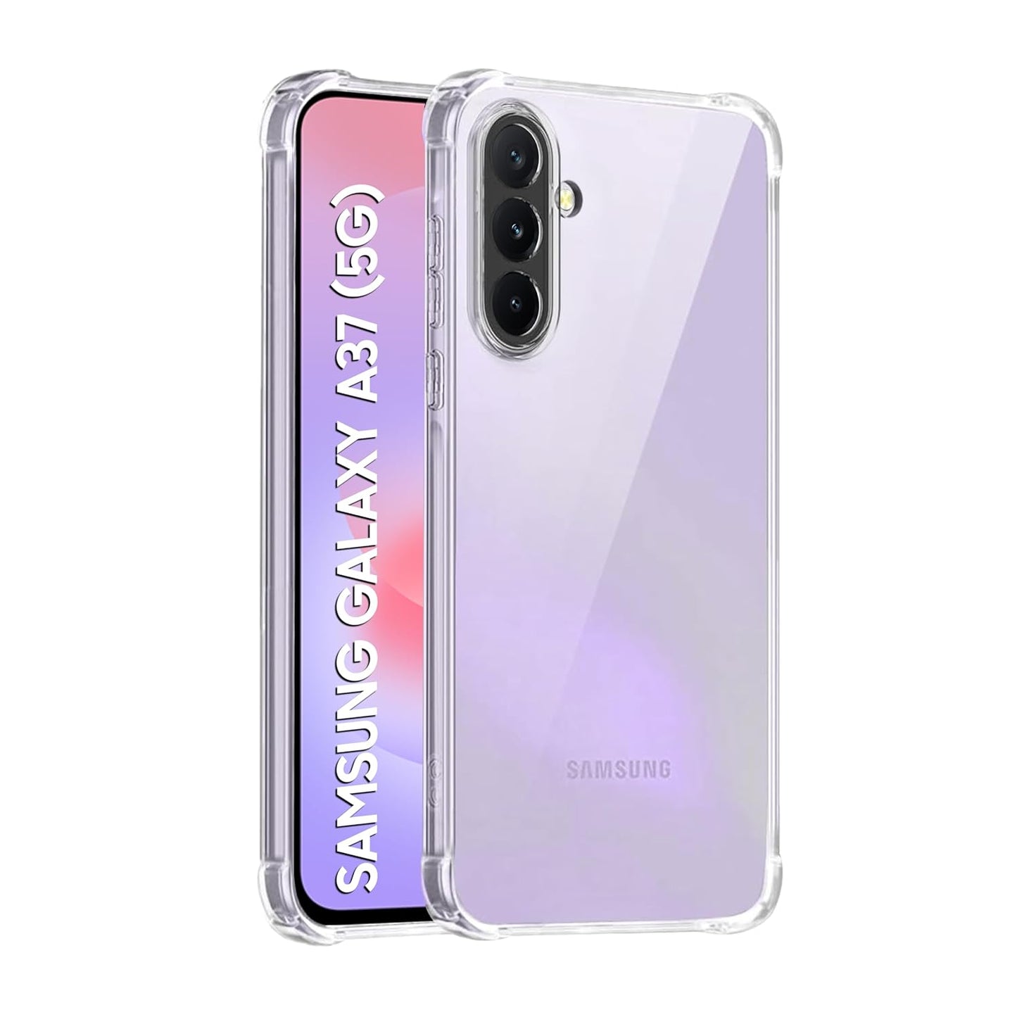 Samsung A37 5G (Lifetime Anti-Yellow Clear Back Cover)
