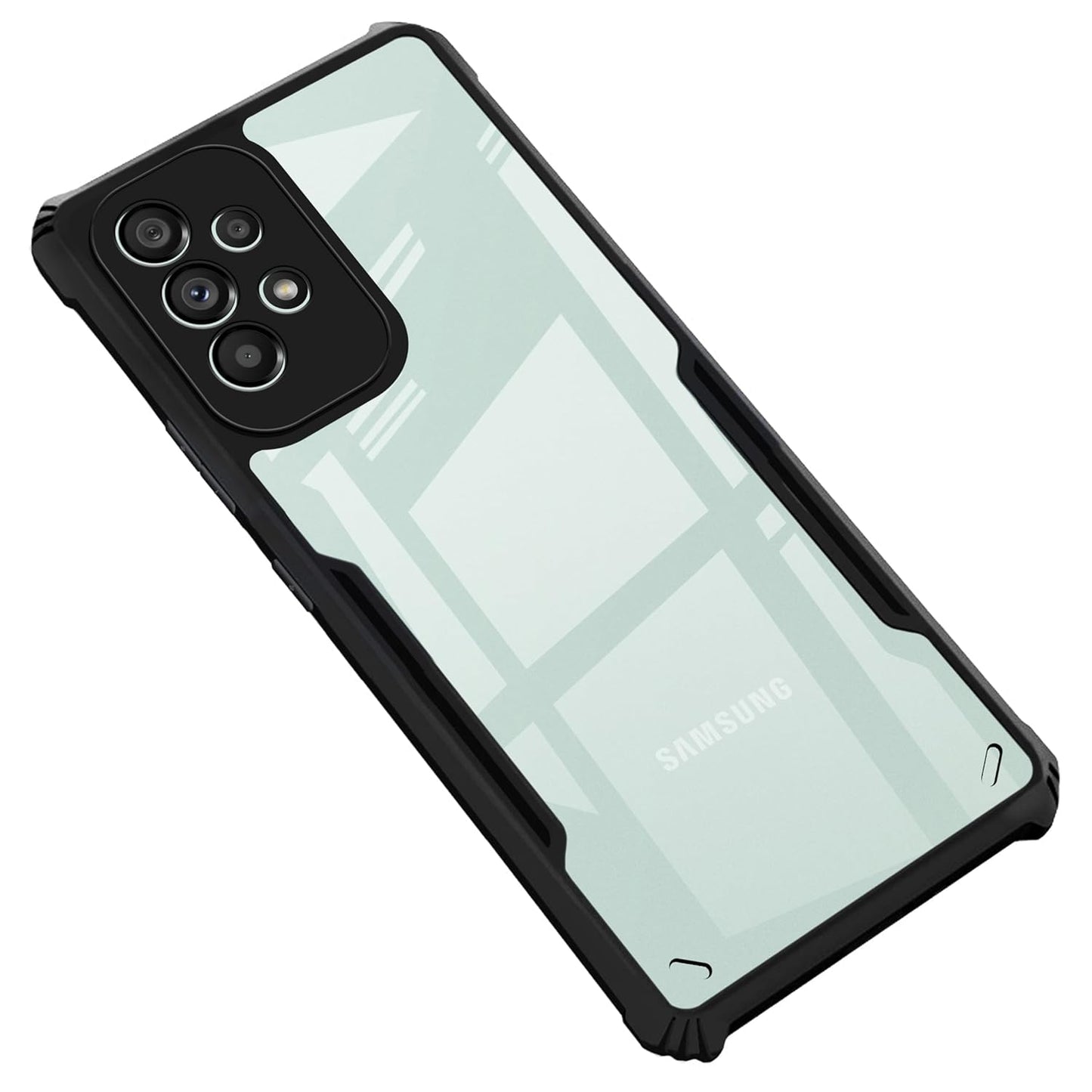 Samsung A53 5G Back Cover (Black Bumper)