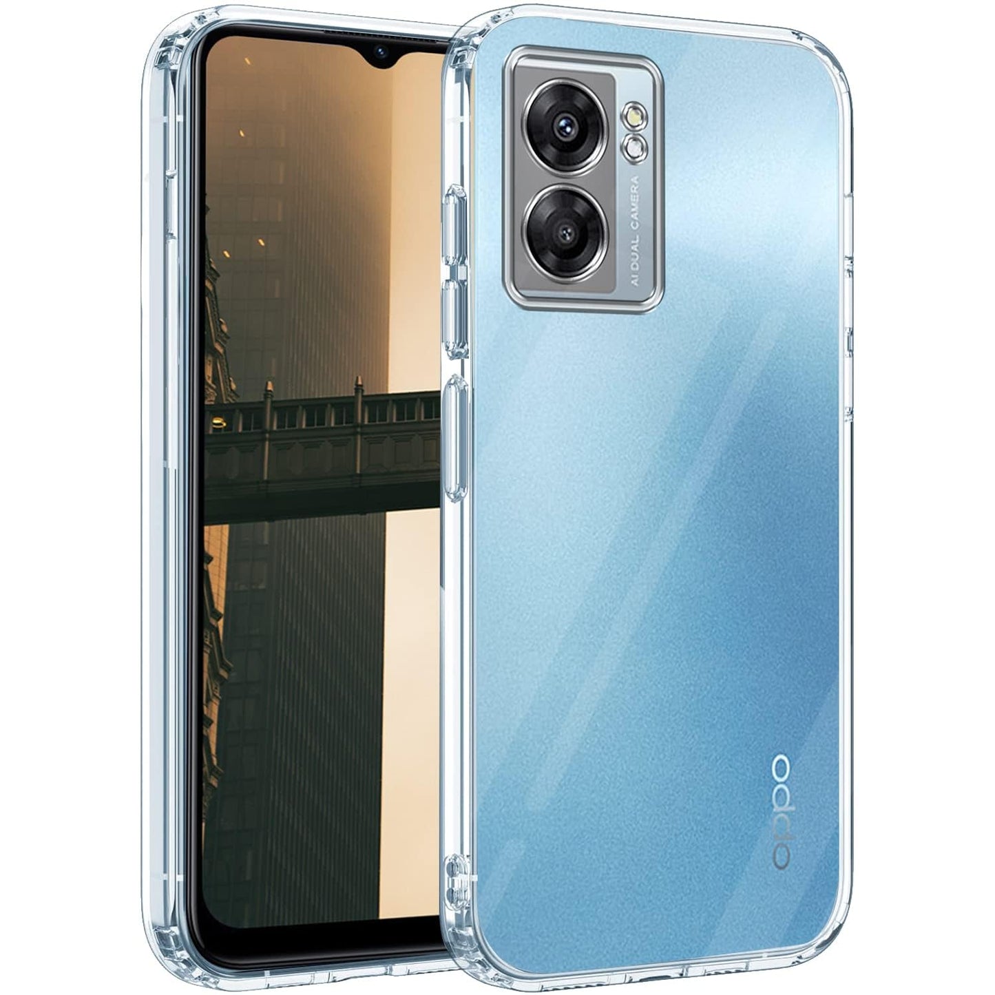 Oppo A77s 5G (Lifetime Anti-Yellow Clear Back Cover)